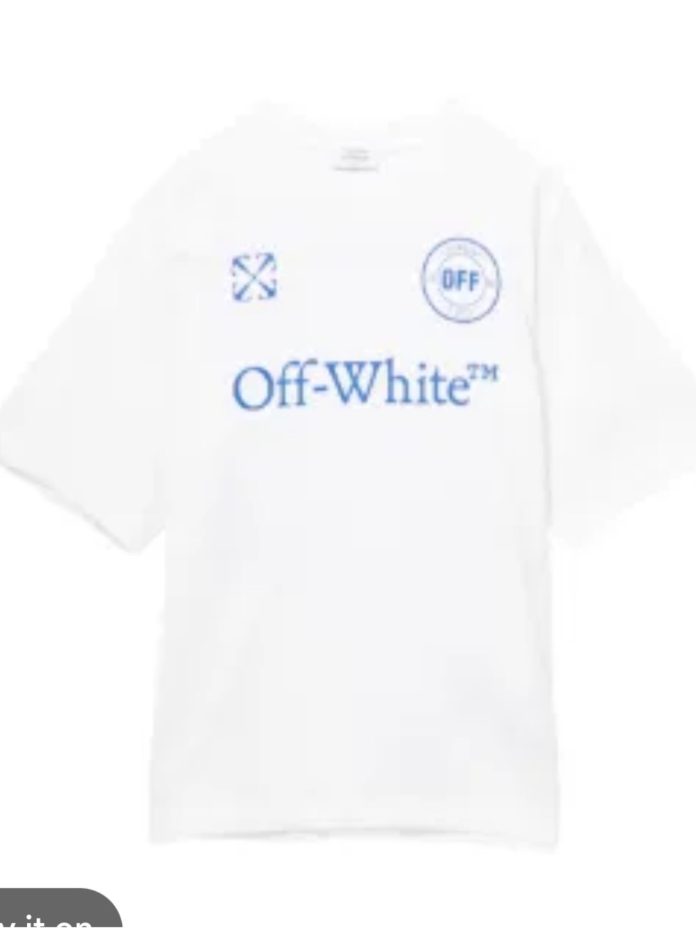 RARE OFF WHITE MENS TEE NEW - large